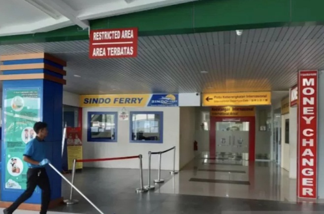 Suasana area pelabuhan Sri Bintan Pura